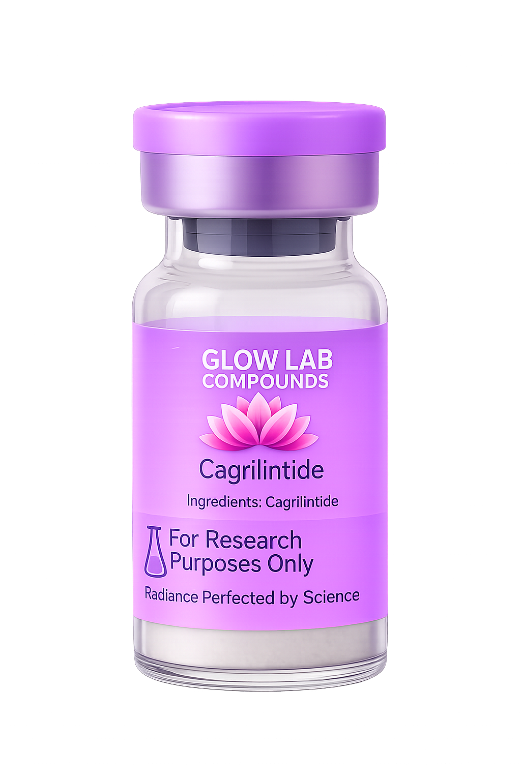 Cagrilintide research compound vial