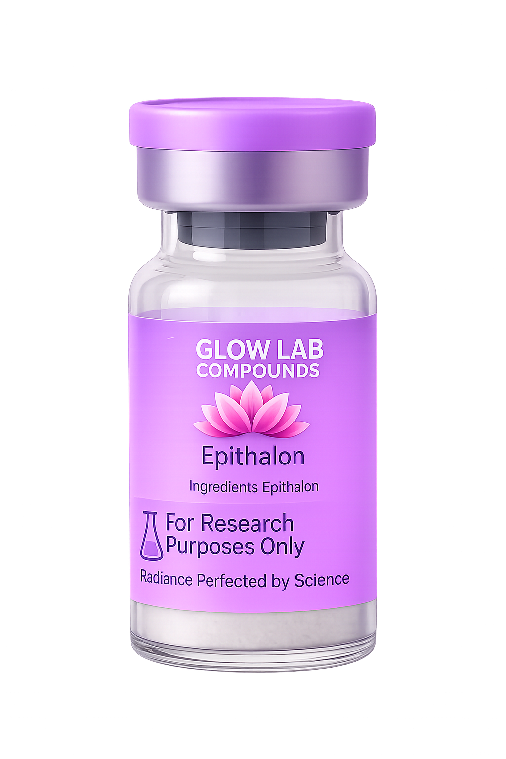 Epithalon research compound vial