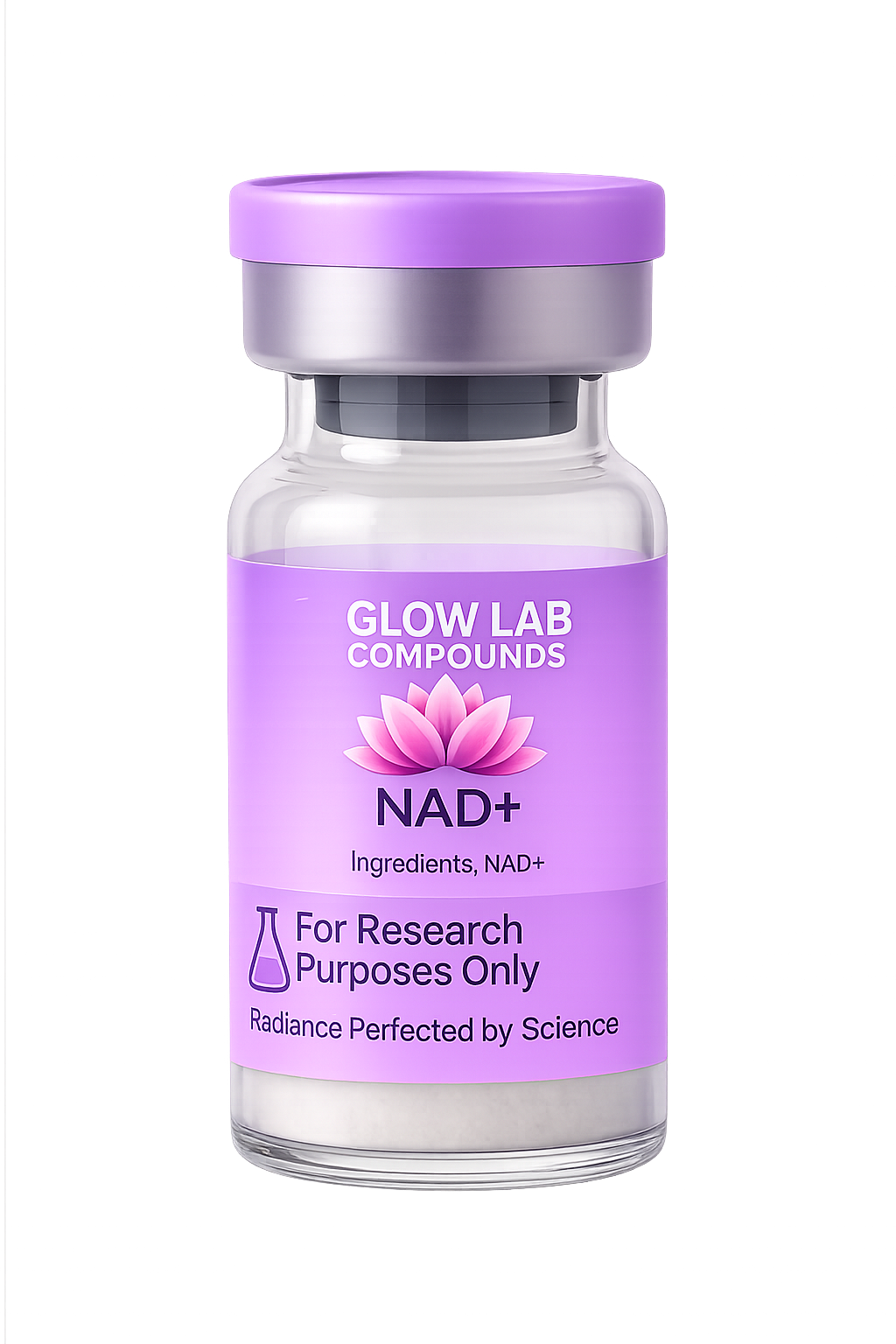 NAD+ research compound vial