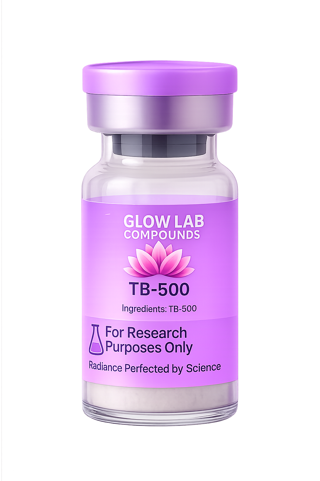 TB-500 research compound vial